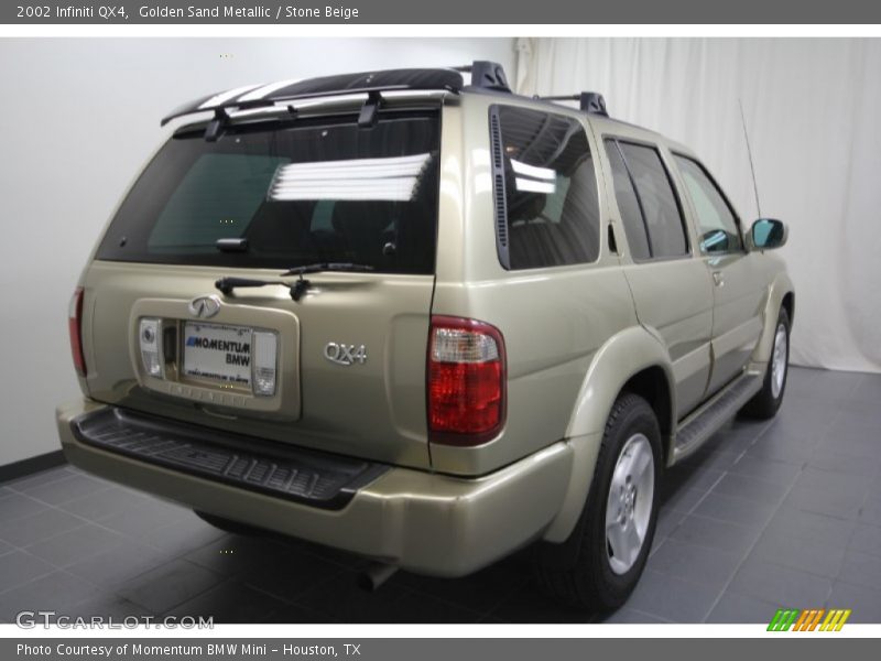 Golden Sand Metallic / Stone Beige 2002 Infiniti QX4