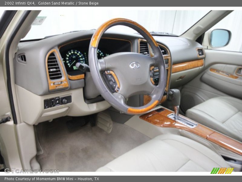  2002 QX4  Stone Beige Interior
