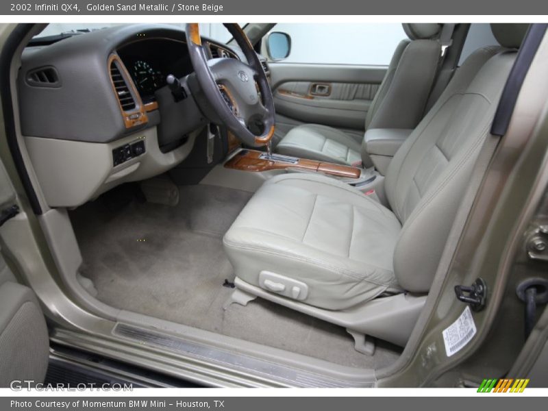 Golden Sand Metallic / Stone Beige 2002 Infiniti QX4