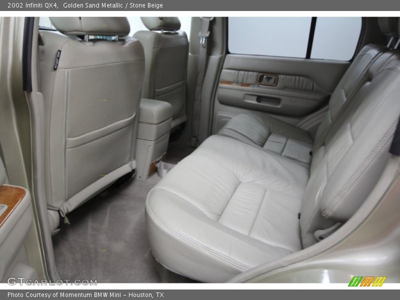 Golden Sand Metallic / Stone Beige 2002 Infiniti QX4