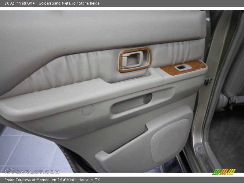 Golden Sand Metallic / Stone Beige 2002 Infiniti QX4