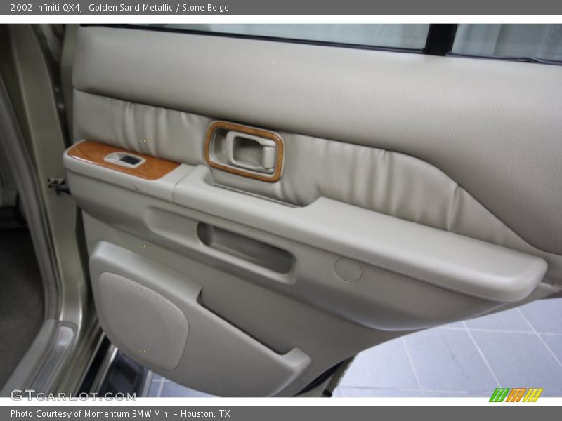 Golden Sand Metallic / Stone Beige 2002 Infiniti QX4