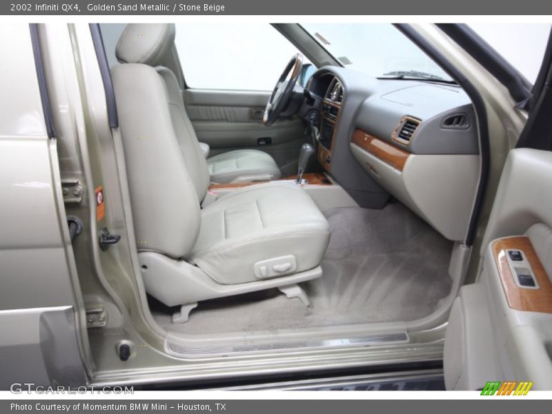 Golden Sand Metallic / Stone Beige 2002 Infiniti QX4