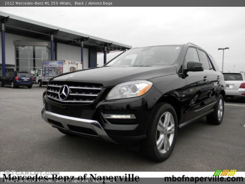 Black / Almond Beige 2012 Mercedes-Benz ML 350 4Matic