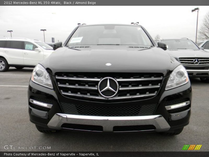 Black / Almond Beige 2012 Mercedes-Benz ML 350 4Matic