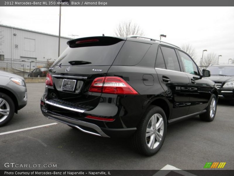 Black / Almond Beige 2012 Mercedes-Benz ML 350 4Matic