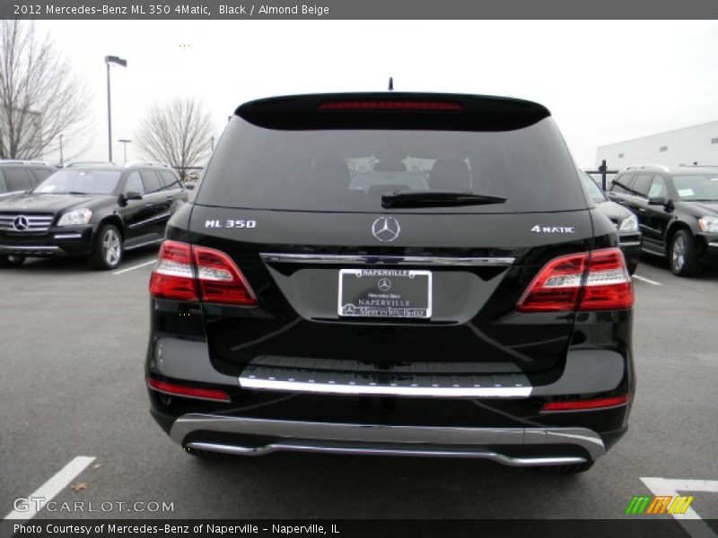 Black / Almond Beige 2012 Mercedes-Benz ML 350 4Matic