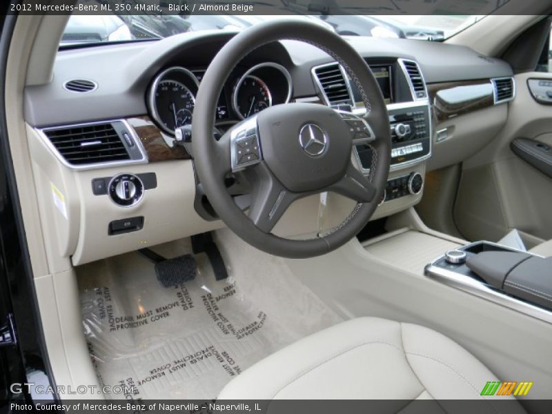 Black / Almond Beige 2012 Mercedes-Benz ML 350 4Matic