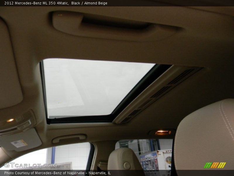 Black / Almond Beige 2012 Mercedes-Benz ML 350 4Matic