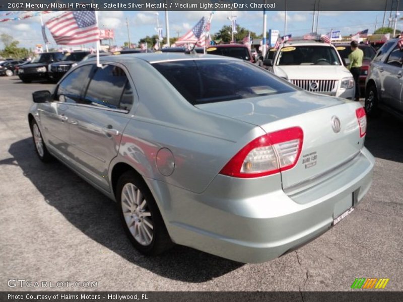 Satellite Silver Metallic / Medium Light Stone/Dark Charcoal 2007 Mercury Milan I4 Premier