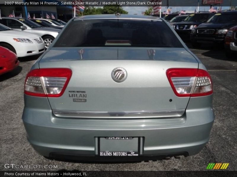 Satellite Silver Metallic / Medium Light Stone/Dark Charcoal 2007 Mercury Milan I4 Premier