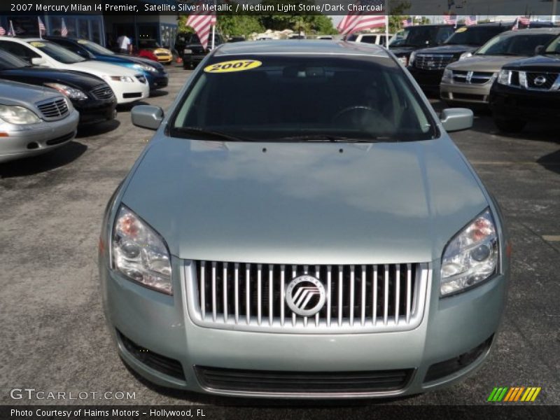 Satellite Silver Metallic / Medium Light Stone/Dark Charcoal 2007 Mercury Milan I4 Premier