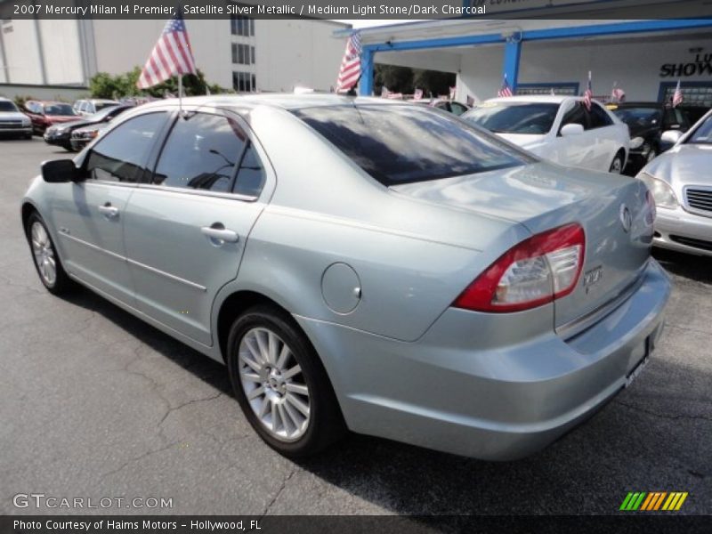 Satellite Silver Metallic / Medium Light Stone/Dark Charcoal 2007 Mercury Milan I4 Premier