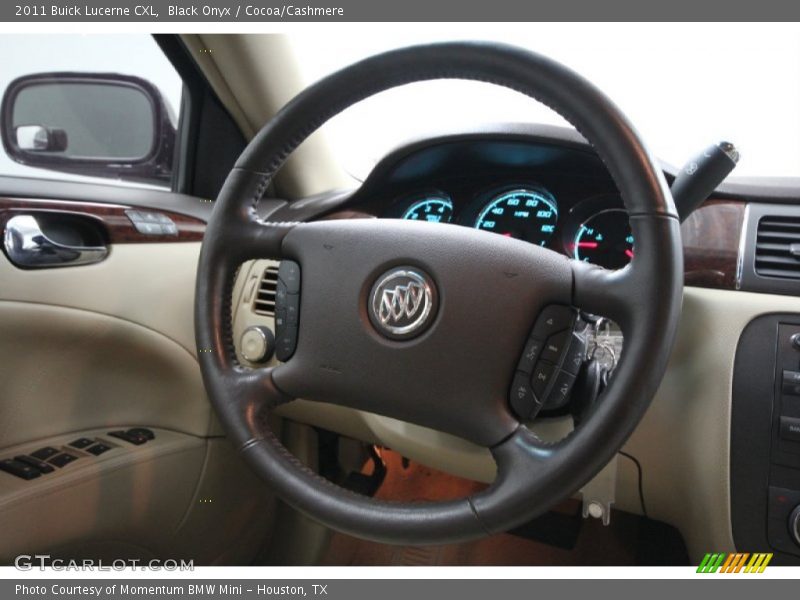 Black Onyx / Cocoa/Cashmere 2011 Buick Lucerne CXL