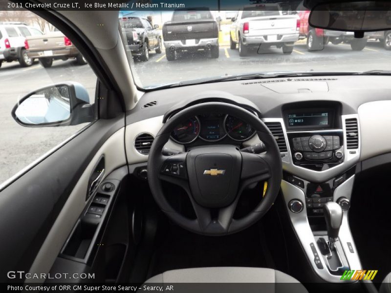 Ice Blue Metallic / Medium Titanium 2011 Chevrolet Cruze LT