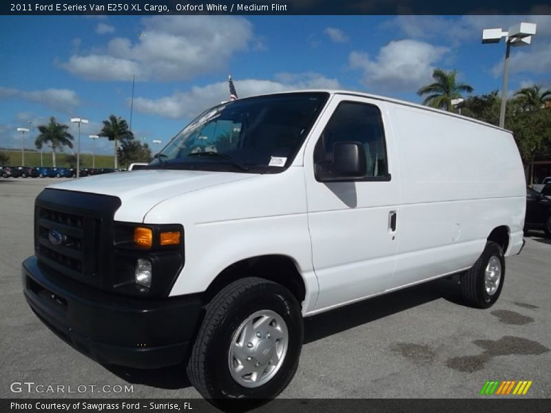 Oxford White / Medium Flint 2011 Ford E Series Van E250 XL Cargo