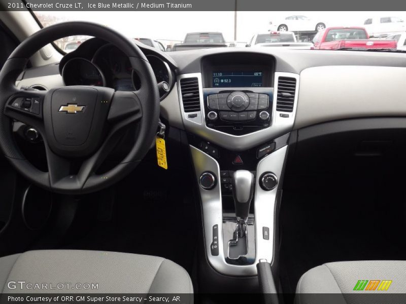 Ice Blue Metallic / Medium Titanium 2011 Chevrolet Cruze LT
