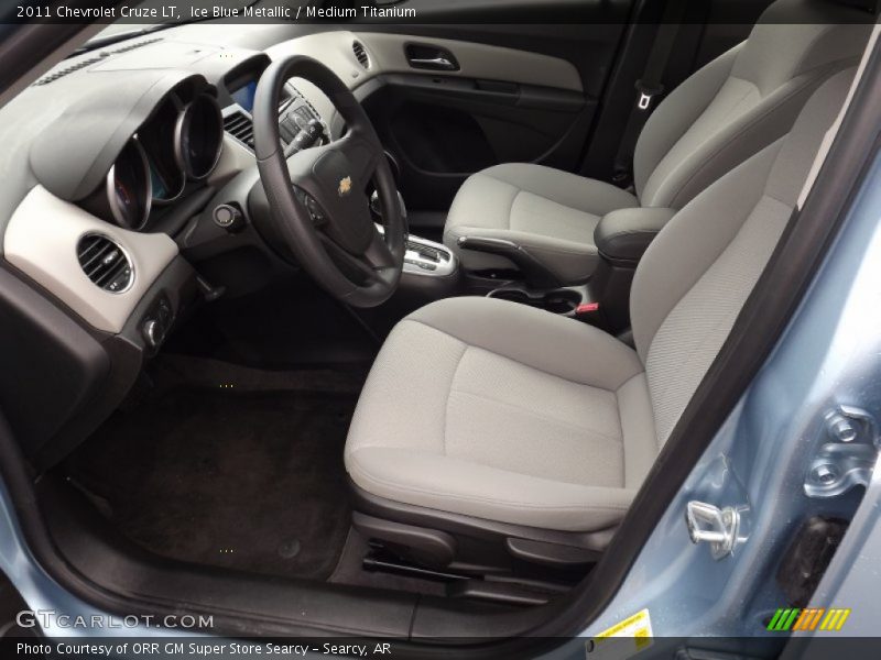 Ice Blue Metallic / Medium Titanium 2011 Chevrolet Cruze LT