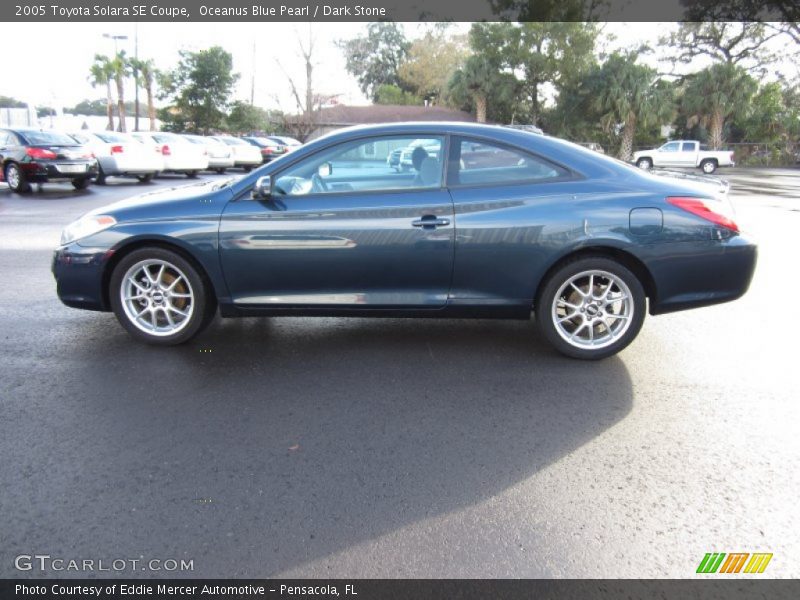 Oceanus Blue Pearl / Dark Stone 2005 Toyota Solara SE Coupe