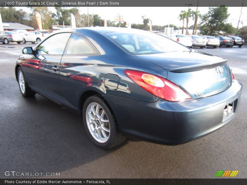 Oceanus Blue Pearl / Dark Stone 2005 Toyota Solara SE Coupe