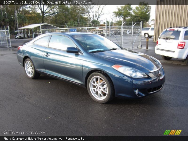 Oceanus Blue Pearl / Dark Stone 2005 Toyota Solara SE Coupe