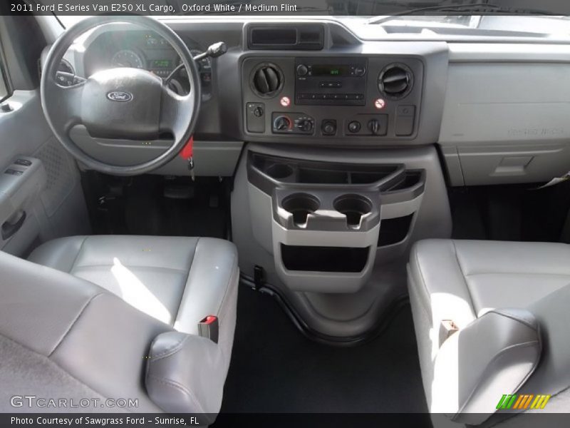 Oxford White / Medium Flint 2011 Ford E Series Van E250 XL Cargo