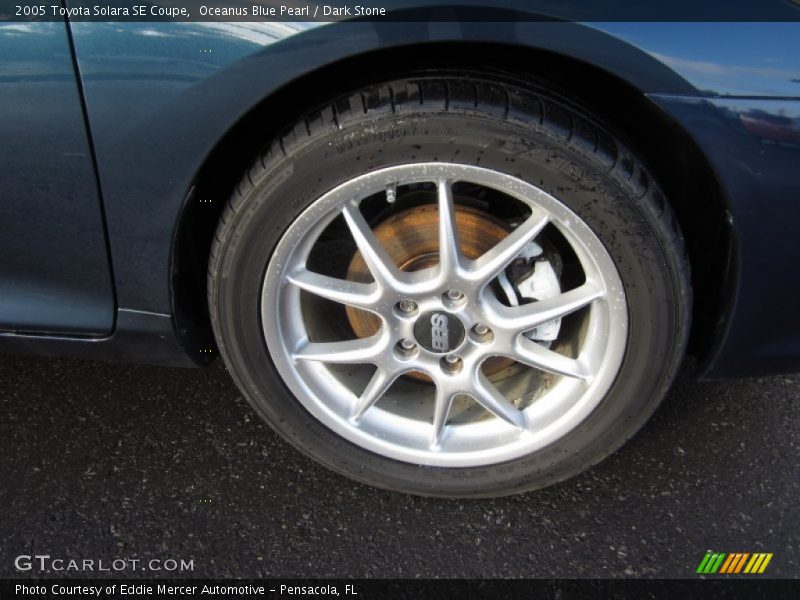 Oceanus Blue Pearl / Dark Stone 2005 Toyota Solara SE Coupe