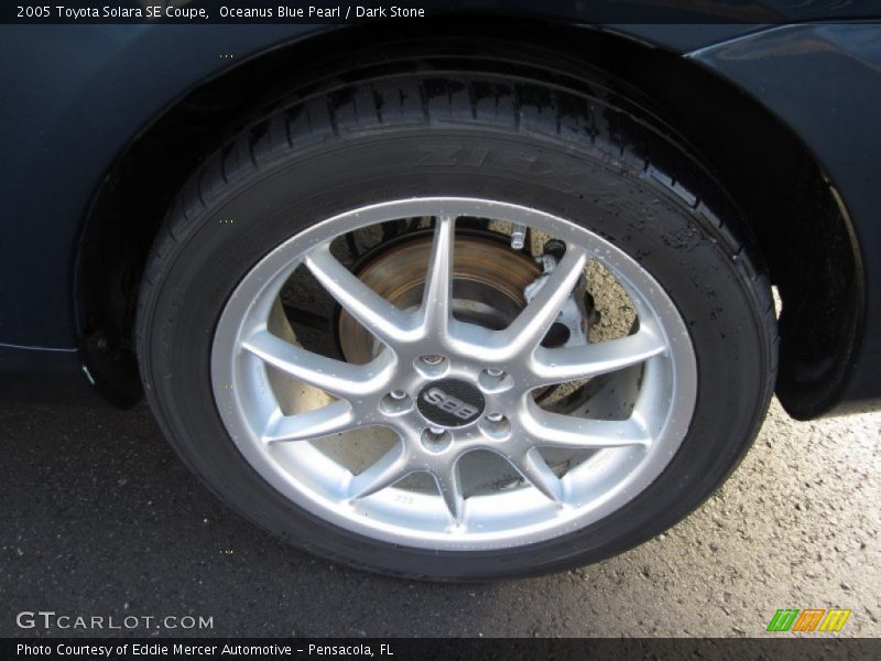Oceanus Blue Pearl / Dark Stone 2005 Toyota Solara SE Coupe