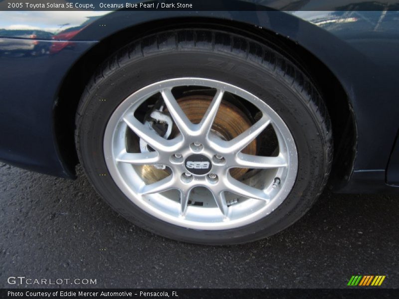 Oceanus Blue Pearl / Dark Stone 2005 Toyota Solara SE Coupe