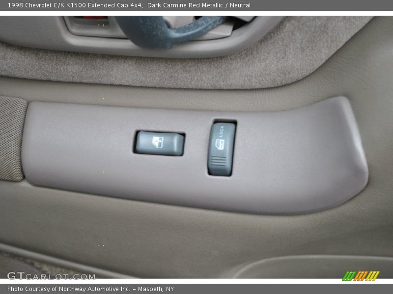 Dark Carmine Red Metallic / Neutral 1998 Chevrolet C/K K1500 Extended Cab 4x4
