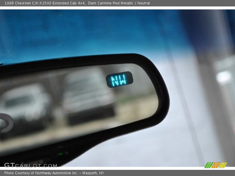 Dark Carmine Red Metallic / Neutral 1998 Chevrolet C/K K1500 Extended Cab 4x4