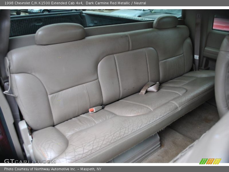 Dark Carmine Red Metallic / Neutral 1998 Chevrolet C/K K1500 Extended Cab 4x4