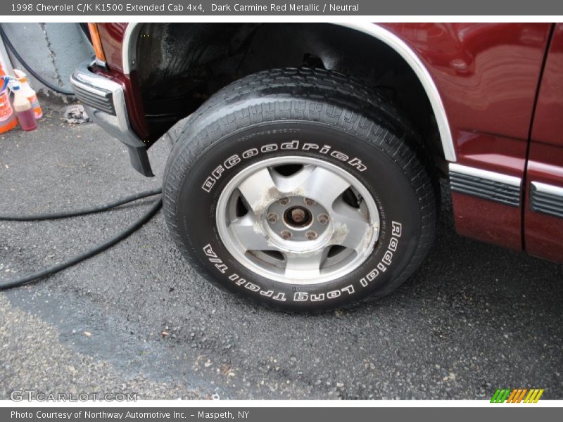 Dark Carmine Red Metallic / Neutral 1998 Chevrolet C/K K1500 Extended Cab 4x4