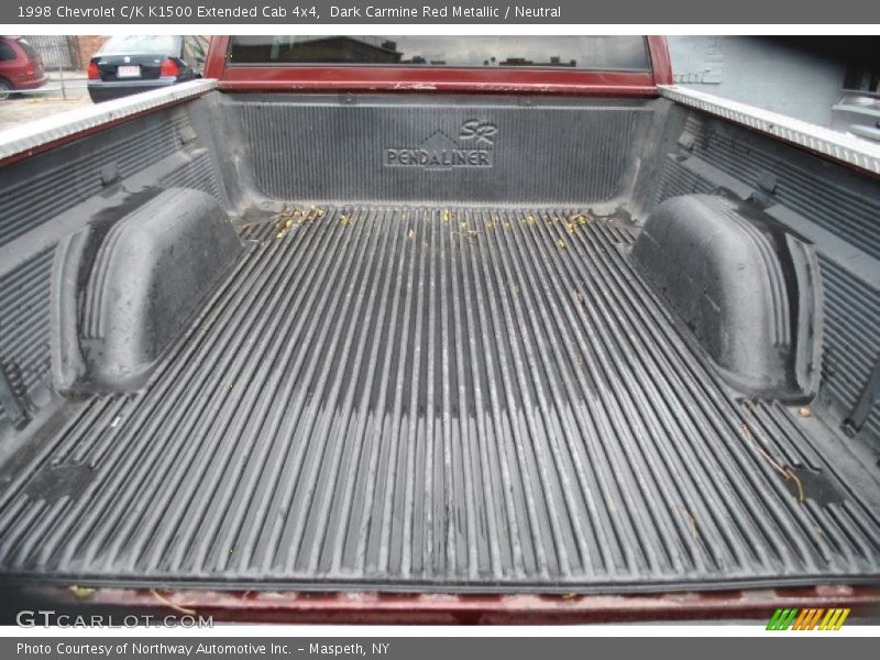 Dark Carmine Red Metallic / Neutral 1998 Chevrolet C/K K1500 Extended Cab 4x4