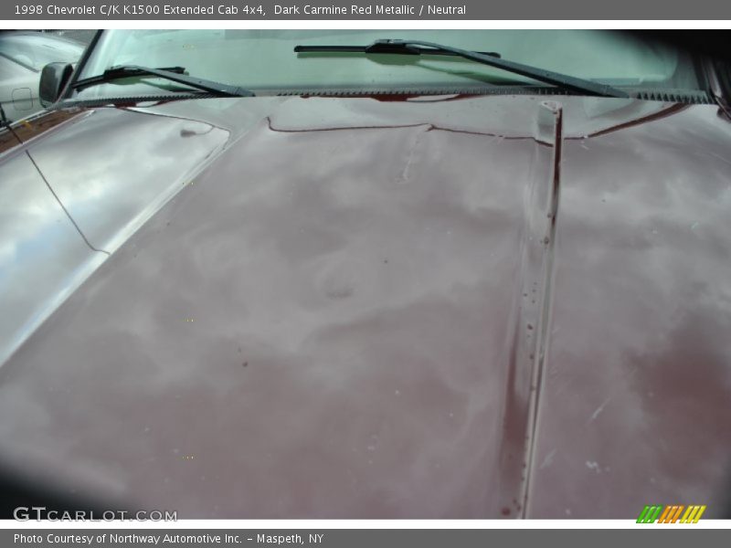 Dark Carmine Red Metallic / Neutral 1998 Chevrolet C/K K1500 Extended Cab 4x4