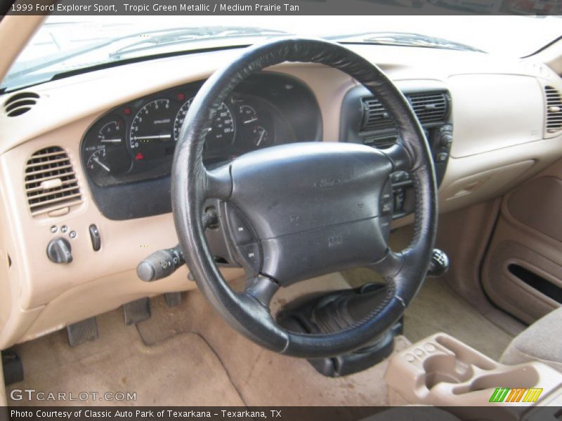 Tropic Green Metallic / Medium Prairie Tan 1999 Ford Explorer Sport