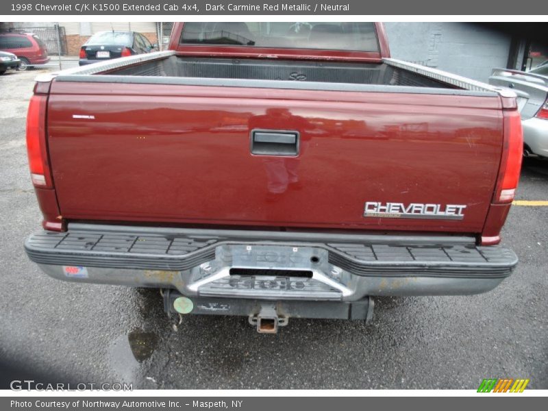 Dark Carmine Red Metallic / Neutral 1998 Chevrolet C/K K1500 Extended Cab 4x4
