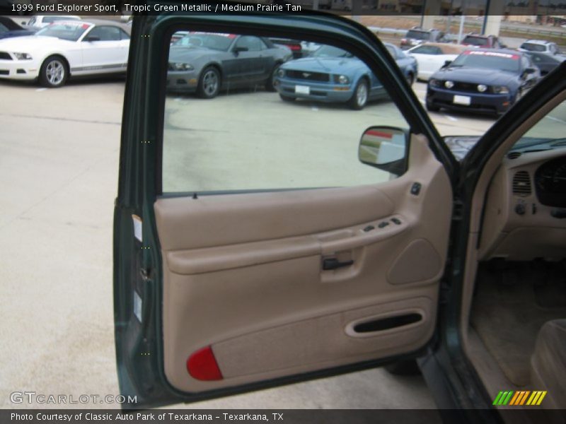 Tropic Green Metallic / Medium Prairie Tan 1999 Ford Explorer Sport