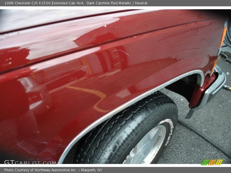 Dark Carmine Red Metallic / Neutral 1998 Chevrolet C/K K1500 Extended Cab 4x4