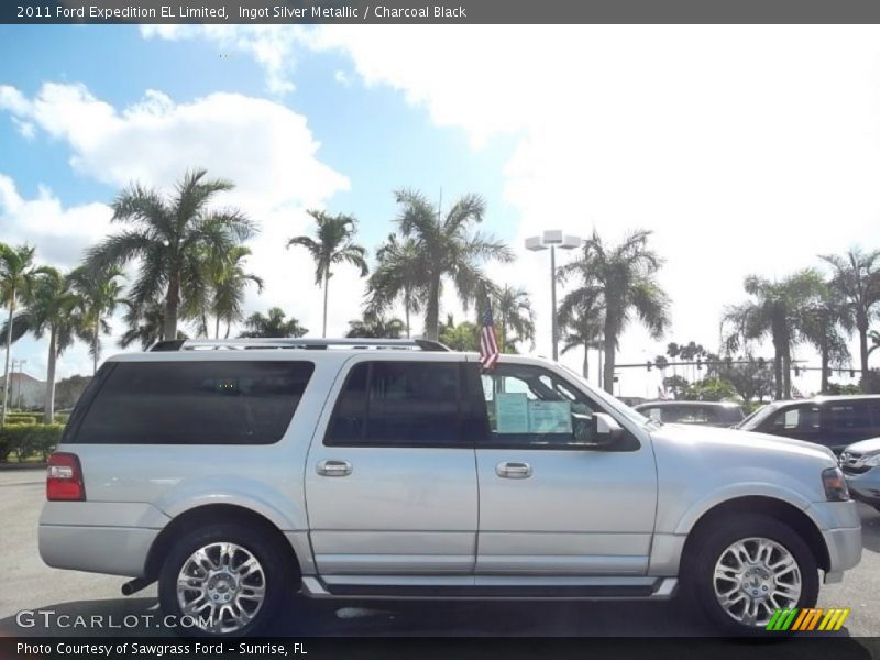 Ingot Silver Metallic / Charcoal Black 2011 Ford Expedition EL Limited