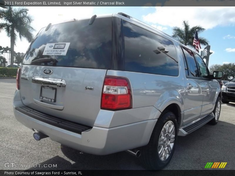 Ingot Silver Metallic / Charcoal Black 2011 Ford Expedition EL Limited