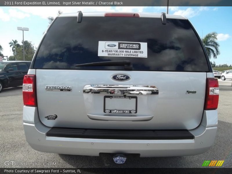 Ingot Silver Metallic / Charcoal Black 2011 Ford Expedition EL Limited