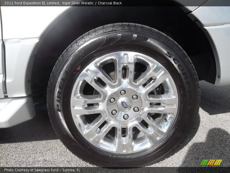Ingot Silver Metallic / Charcoal Black 2011 Ford Expedition EL Limited