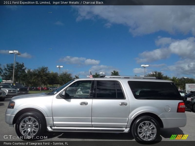Ingot Silver Metallic / Charcoal Black 2011 Ford Expedition EL Limited