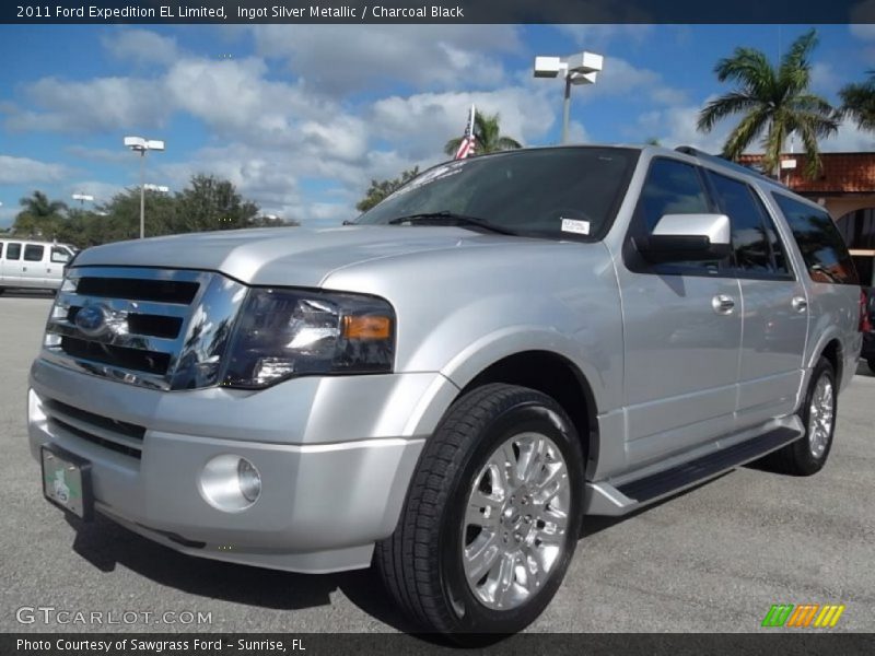 Ingot Silver Metallic / Charcoal Black 2011 Ford Expedition EL Limited
