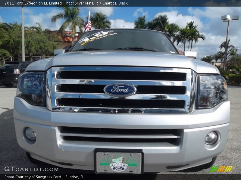 Ingot Silver Metallic / Charcoal Black 2011 Ford Expedition EL Limited