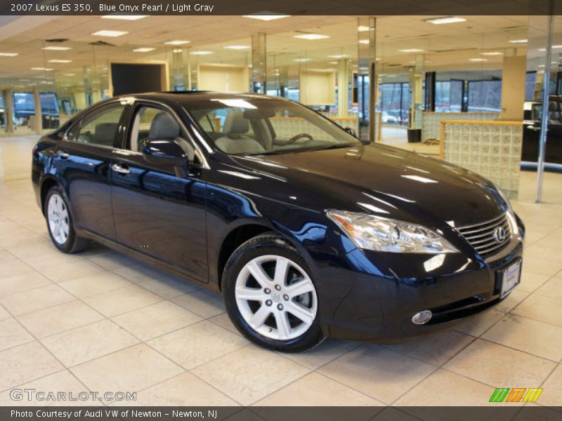 Blue Onyx Pearl / Light Gray 2007 Lexus ES 350