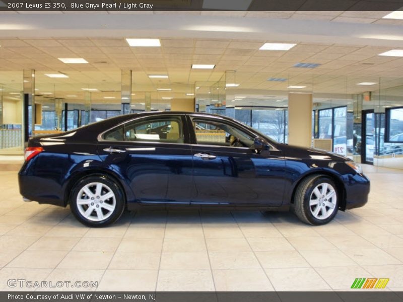 Blue Onyx Pearl / Light Gray 2007 Lexus ES 350