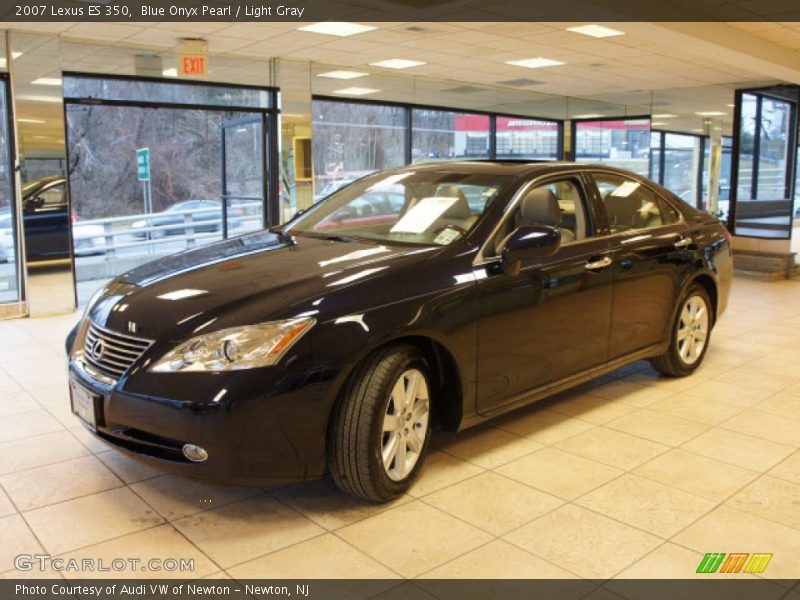 Blue Onyx Pearl / Light Gray 2007 Lexus ES 350