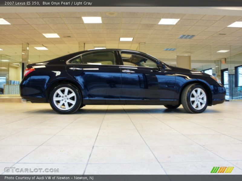 Blue Onyx Pearl / Light Gray 2007 Lexus ES 350